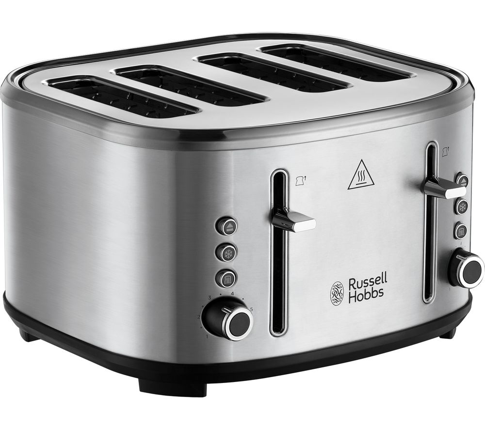 RUSSELL HOBBS Stylevia 26290 4Slice Toaster Silver Fast Delivery