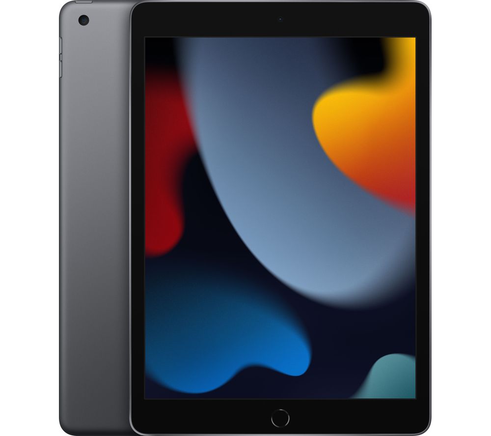 APPLE 10.2 iPad (2021) - 256, Space Grey, Grey