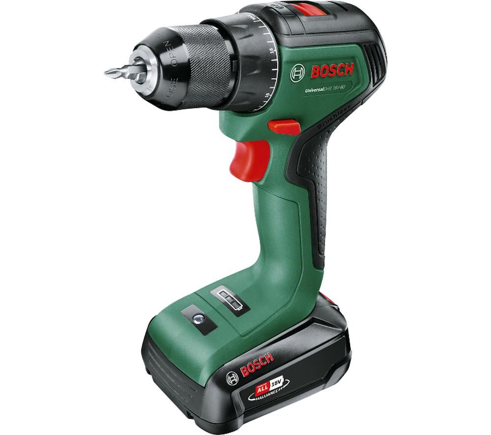 UniversalDrill 18V-60 Cordless Drill Driver with 1 Battery