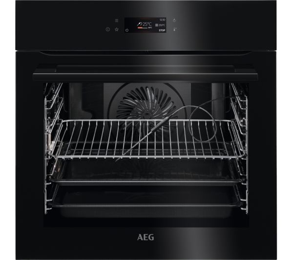 Image of AEG BPK748380B Electric Pyrolytic Oven - Black