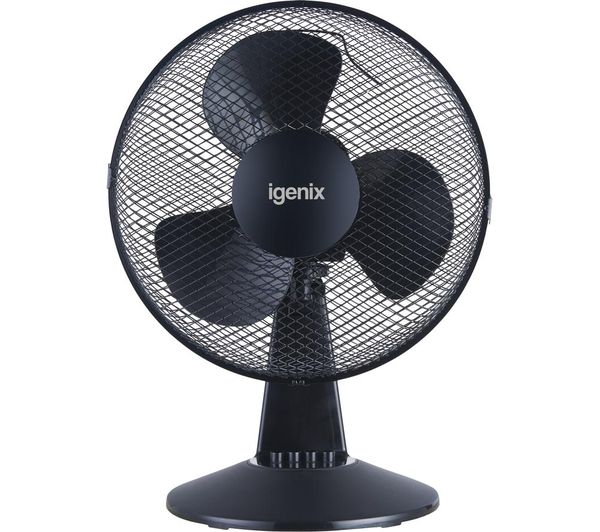 Igenix Df1210bl Portable 12 Desk Fan Black