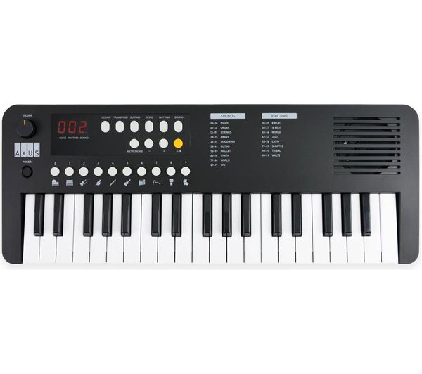 Axus Axmk37bk Electronic Keyboard Black