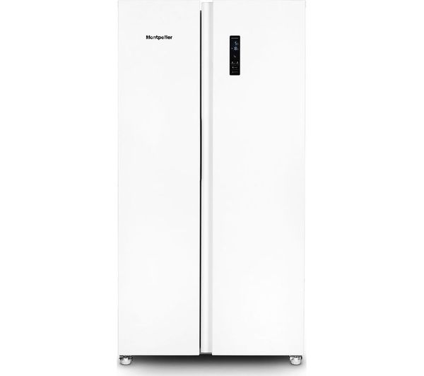 Montpellier Msbs442w American Style 60 40 Fridge Freezer White