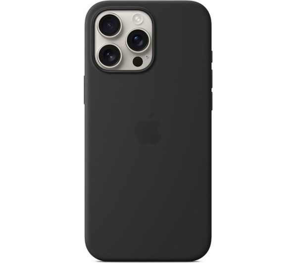 Apple Iphone 16 Pro Max Silicone Case With Magsafe Black
