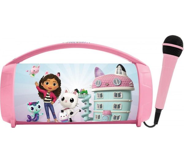 Lexibook Btp585gdhz Portable Bluetooth Speaker Gabbys Dollhouse