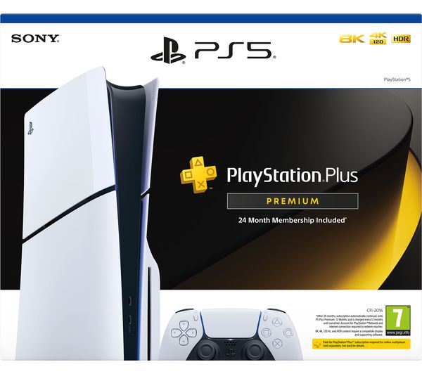 SONY PlayStation 5 (Model Group - Slim) & PlayStation Plus Premium Bundle - 24 Month Membership