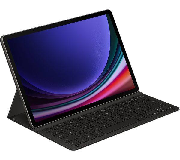An image of SAMSUNG Galaxy Tab S10 FE, S10 Lite, S9 & S9 FE AI Book Cover Keyboard Case - Black