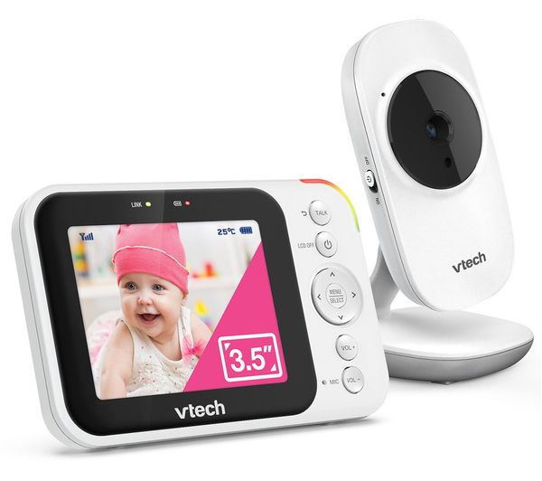 VTECH VM4252 3.5" Video Baby Monitor - White