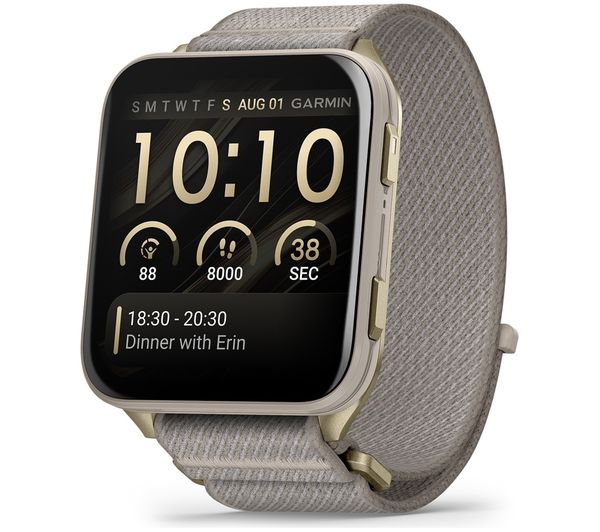 An image of GARMIN Venu X1 - French Grey & Soft Gold