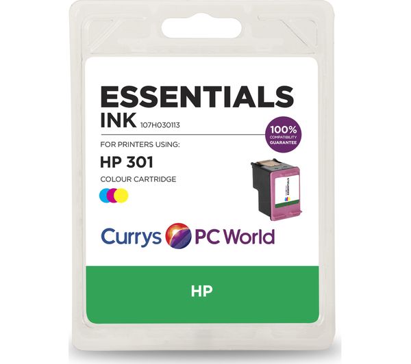 ESSENTIALS H301 Tri-colour HP Ink Cartridge