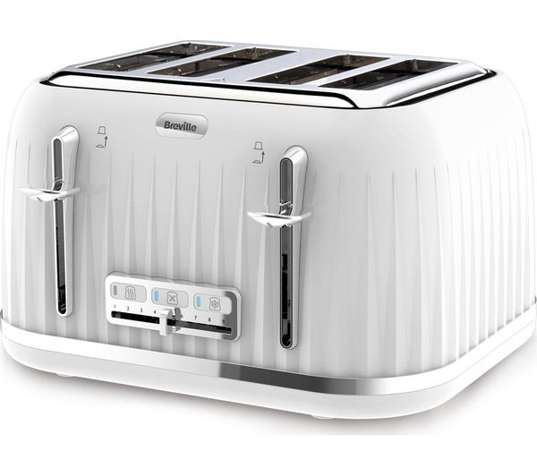 BREVILLE Impressions VTT470 4-Slice Toaster - White, White