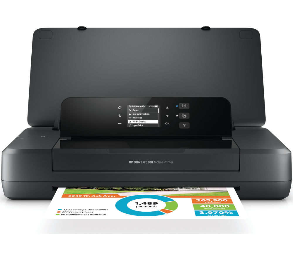 HP OfficeJet 200 Mobile Wireless Printer Fast Delivery ...