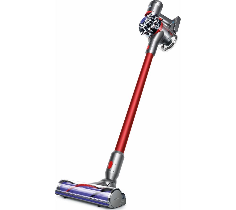 DYSON V8 Total Clean Cordless Vacuum Cleaner - Red Fast Delivery | Currysie