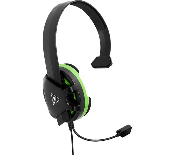 TURTLE BEACH Recon Chat Gaming Headset - Black & Green, Black