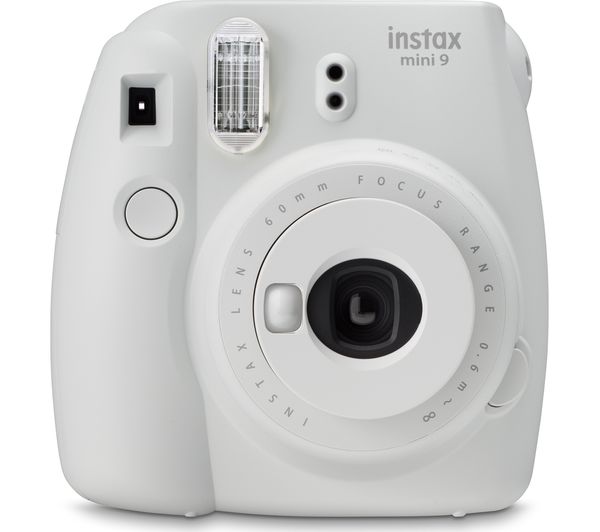 INSTAX mini 9 Instant Camera - Smoky White, White