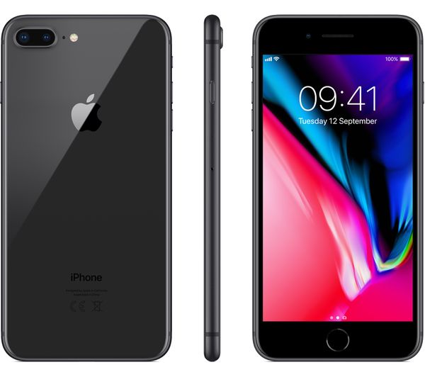 APPIPH8PLUS256SG - APPLE iPhone 8 Plus - 256 GB, Space Grey