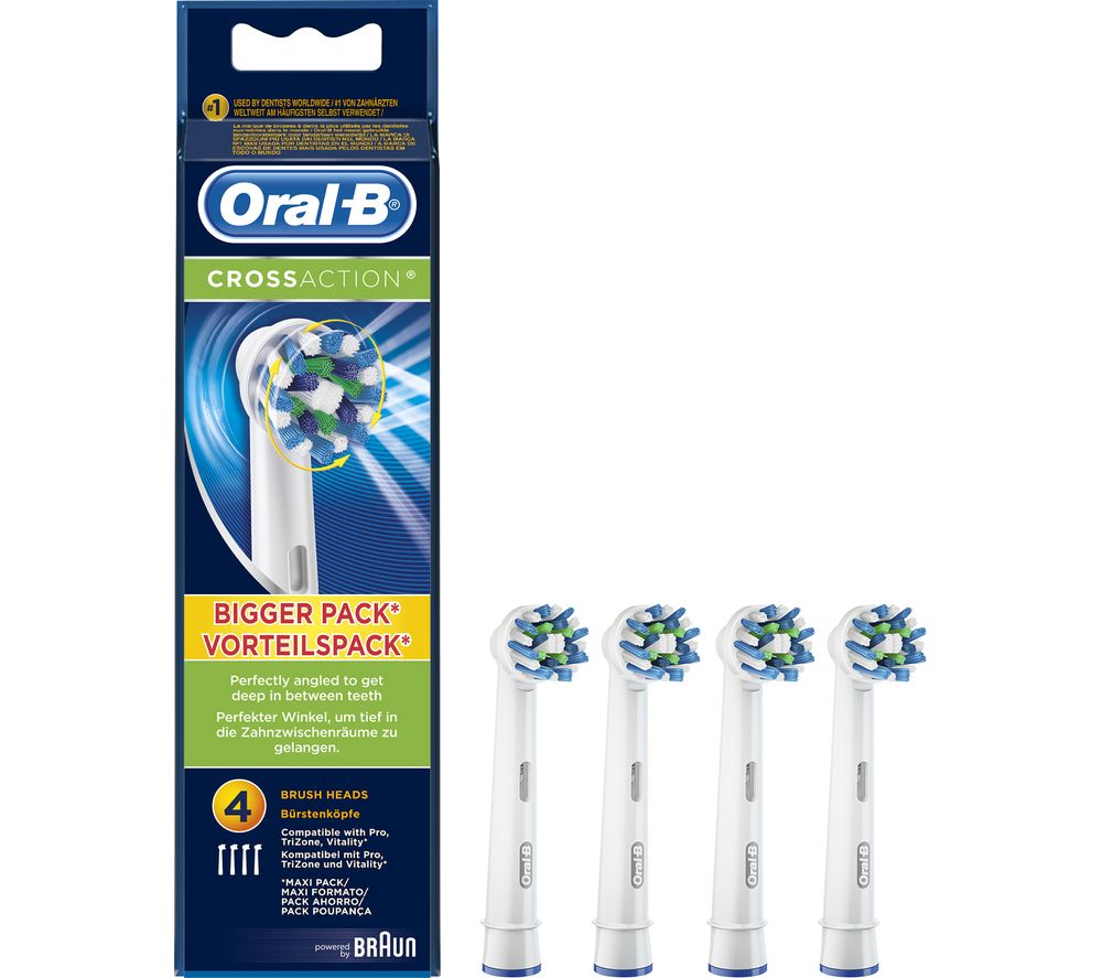 ORAL B Cross Action Brush Heads