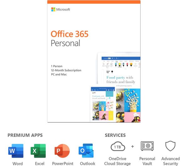 MICROSOFT Office 365 Personal - 1 year for 1 user