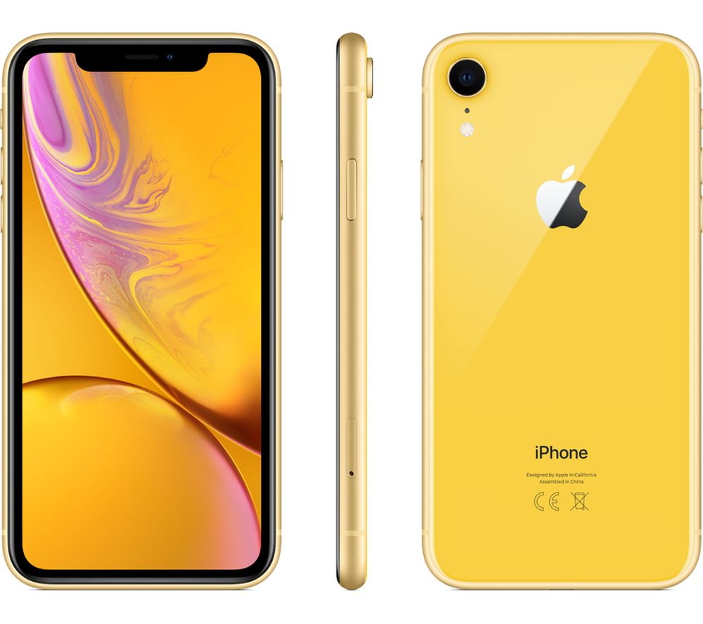 Buy APPLE iPhone XR - 256 GB, Yellow | Free Delivery | Currys