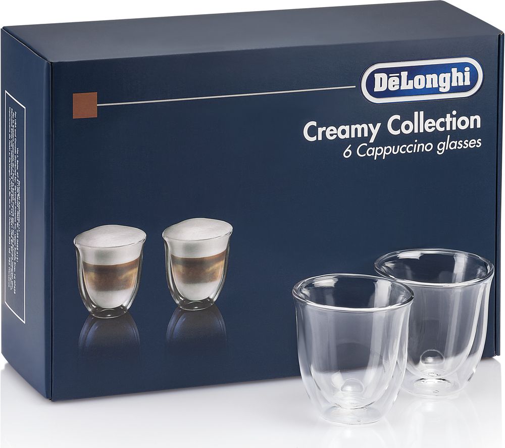 DELONGHI Creamy Collection DLKC301 Double Wall Cappuccino Glasses Review