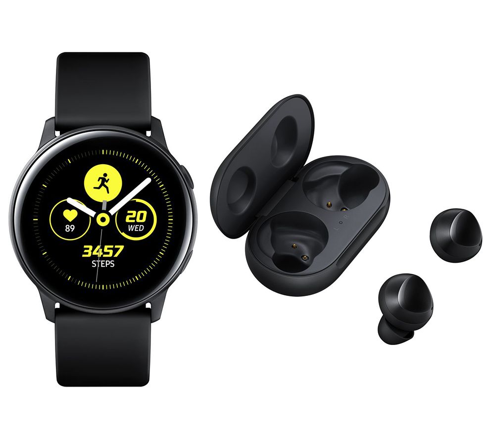 SAMSUNG Galaxy Watch Active 2 4G & Black Galaxy Buds Bundle Review