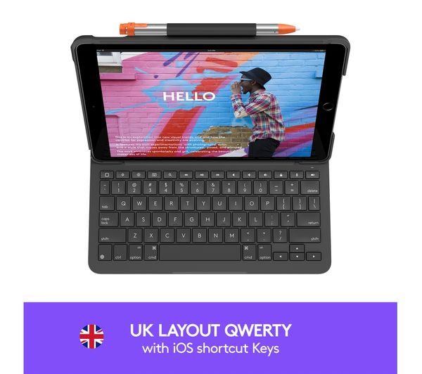 Accessoires Tablette Logitech 920-008341 Tablette 9 à 10 pouces Étui Clavier Universal Folio
