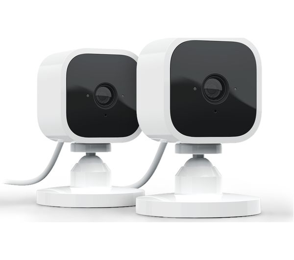 Amazon Blink Mini Full Hd 1080p Wifi Plug In Security Camera 2 Cameras
