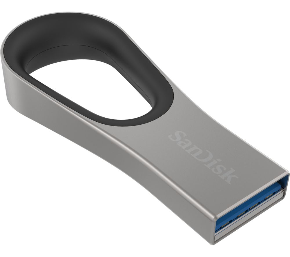 SANDISK Ultra Loop USB 3.0 Memory Stick - 128 GB, Silver