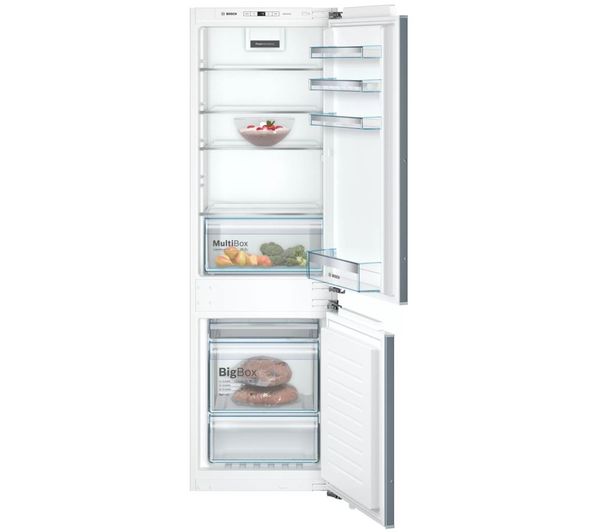 currys bosch integrated fridge freezer