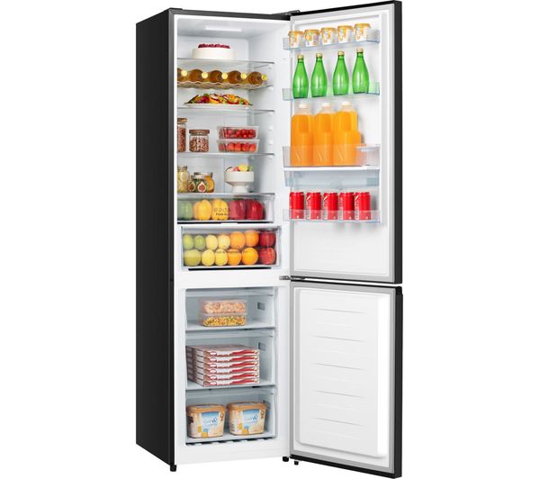 hisense rb440n4wff 60 40 fridge freezer black stainless steel