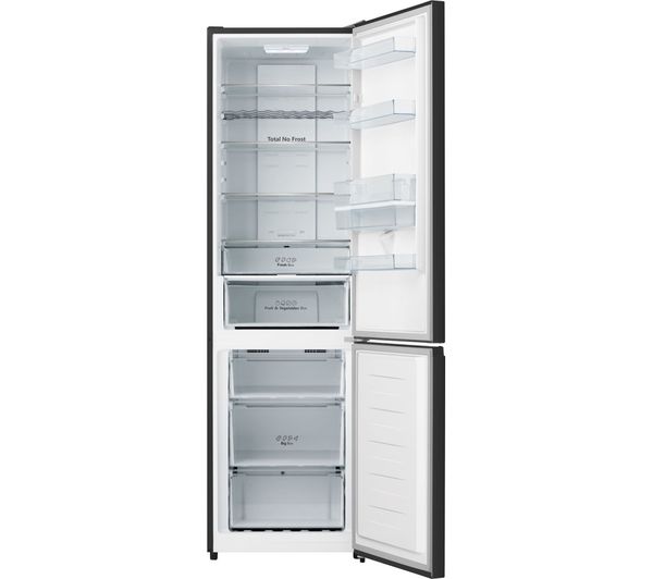 hisense rb440n4wff 60 40 fridge freezer black stainless steel