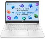 £229, HP Stream 14s-dq0506sa 14inch Laptop - Intel® Celeron®, 64 GB eMMC, White, Free Upgrade to Windows 11, Intel® Celeron® N4020 Processor, RAM: 4 GB / Storage: 64 GB eMMC, Full HD screen, 1 year subscription to Microsoft 365, n/a