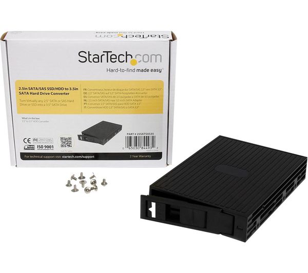 Buy Startech 2 5 To 3 5 Sata Hard Drive Adapter Free Delivery Currys