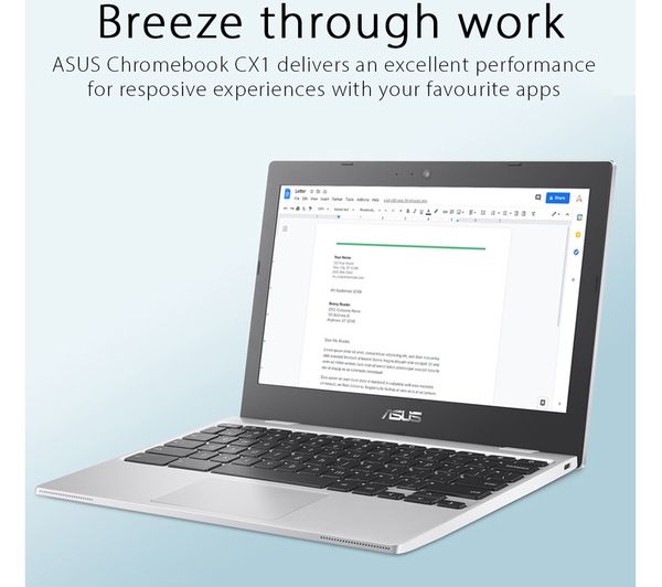 15.6 Inch Laptop ASUS Chromebook CX15 Laptop - 15.6 FHD Display
