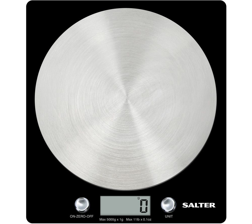 SALTER Disc 1036 BKSSDR Digital Kitchen Scales - Black