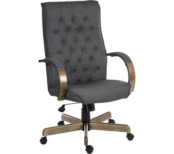 Teknik Warwick Fabric Tilting Executive Chair Grey