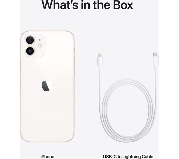 APPLE Refurbished iPhone 12 - 64 GB, White (Excellent Condition