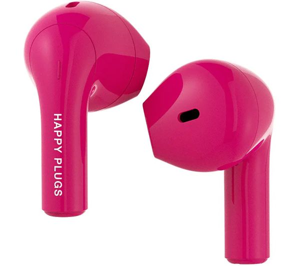 Happy Plugs Joy Wireless Bluetooth Earbuds Cerise