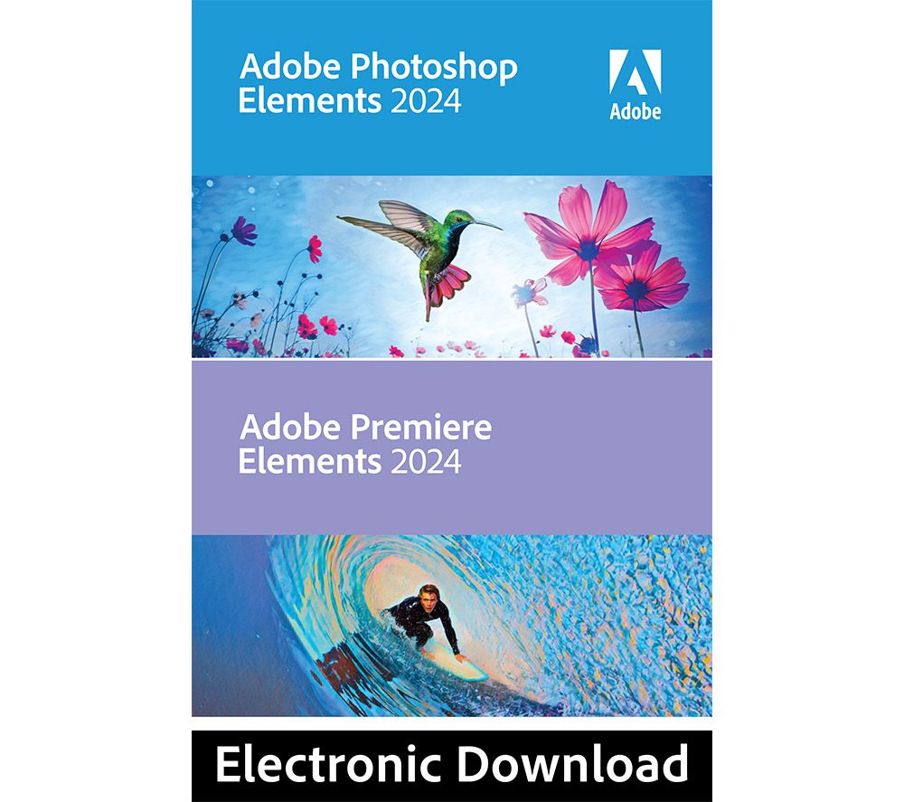 Photoshop Elements 2024 & Premiere Elements 2024 for Windows – 1 user (download)