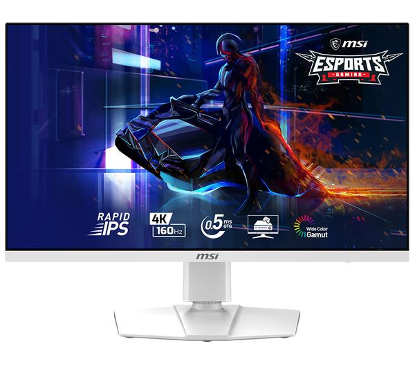 Msi Mag 274urfw 4k Ultra Hd 27 Rapid Ips Gaming Monitor White