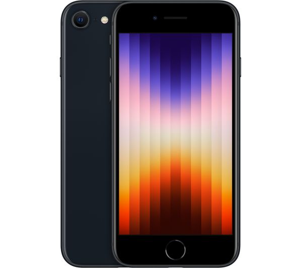 Refurbished iPhone SE (2022) - 64 GB, Midnight (Excellent Condition)