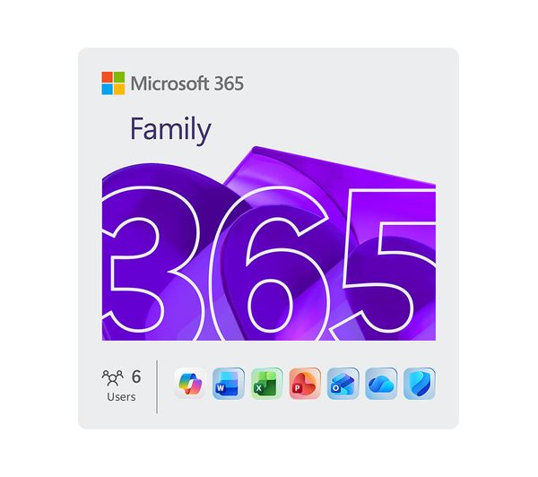 An image of MICROSOFT 365 Family - 12 months (automatic renewal) for 6 users