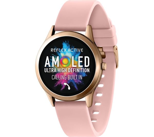 Reflex Active Series 31 Smart Watch Pink Silicone Strap