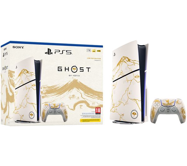 Sony Playstation 5 Console Model Group Slim Ghost Of Yotei Gold Limited Edition Ghost Of Yotei Bundle