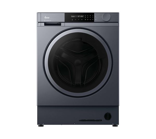 An image of HOOVER H-WASH 600 HBSI 410CRL8GU-80 Integrated WiFi-enabled 10 kg 1400 Spin Washing Machine - Graphite