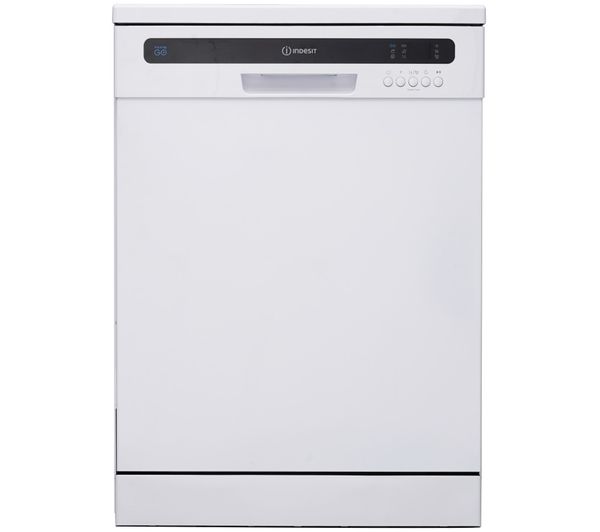 An image of INDESIT Push&Go IN2FE13CNO7WUK Full-size Dishwasher - White