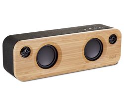 HOUSE OF MARLEY Get Together Mini Bluetooth Wireless Portable Speaker - Wood & Black