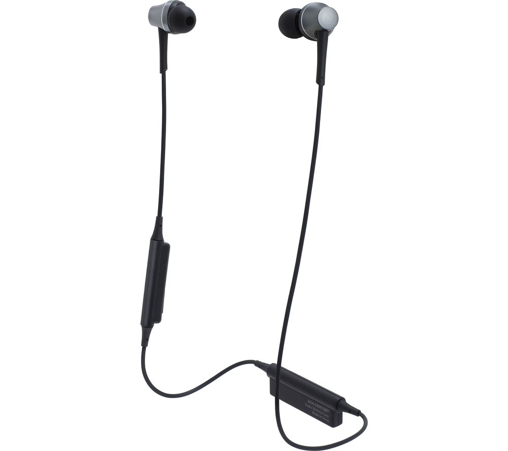 AUDIO TECHNICA ATH-CKR75BT Wireless Bluetooth Headphones – Gun Metal