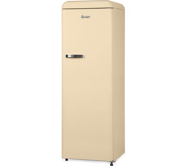 cream tall fridge