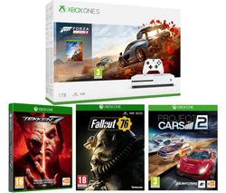 MICROSOFT Xbox One S, Forza Horizon 4, Fallout 76, Tekken 7 & Project Cars 2 Bundle